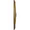 Ekena Millwork Swindon Ceiling Medallion (Fits Canopies up to 2 7/8"), Hand-Painted Gold, 16 7/8"OD x 1 1/2"P CM16SWGLS - alternate 2